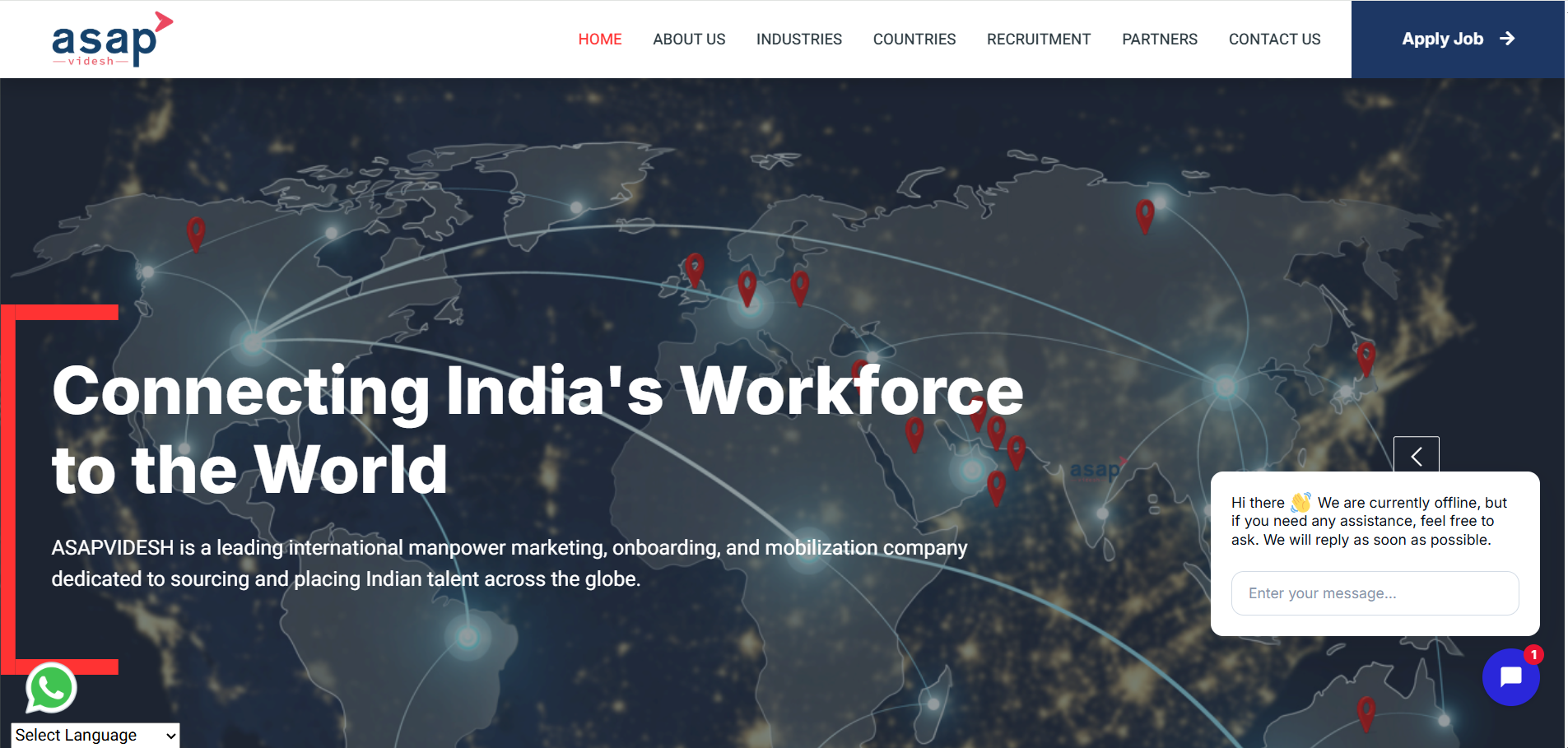 ASAP Videsh Laravel Job Portal